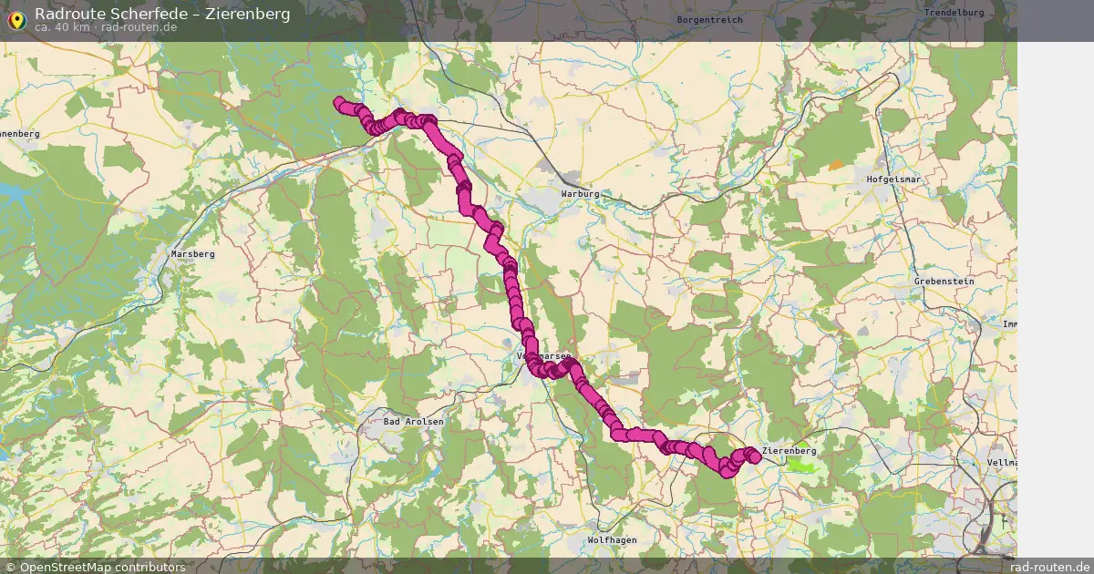 Radtour Scherfede – Zierenberg