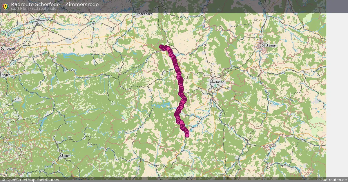 Radtour Scherfede – Zimmersrode