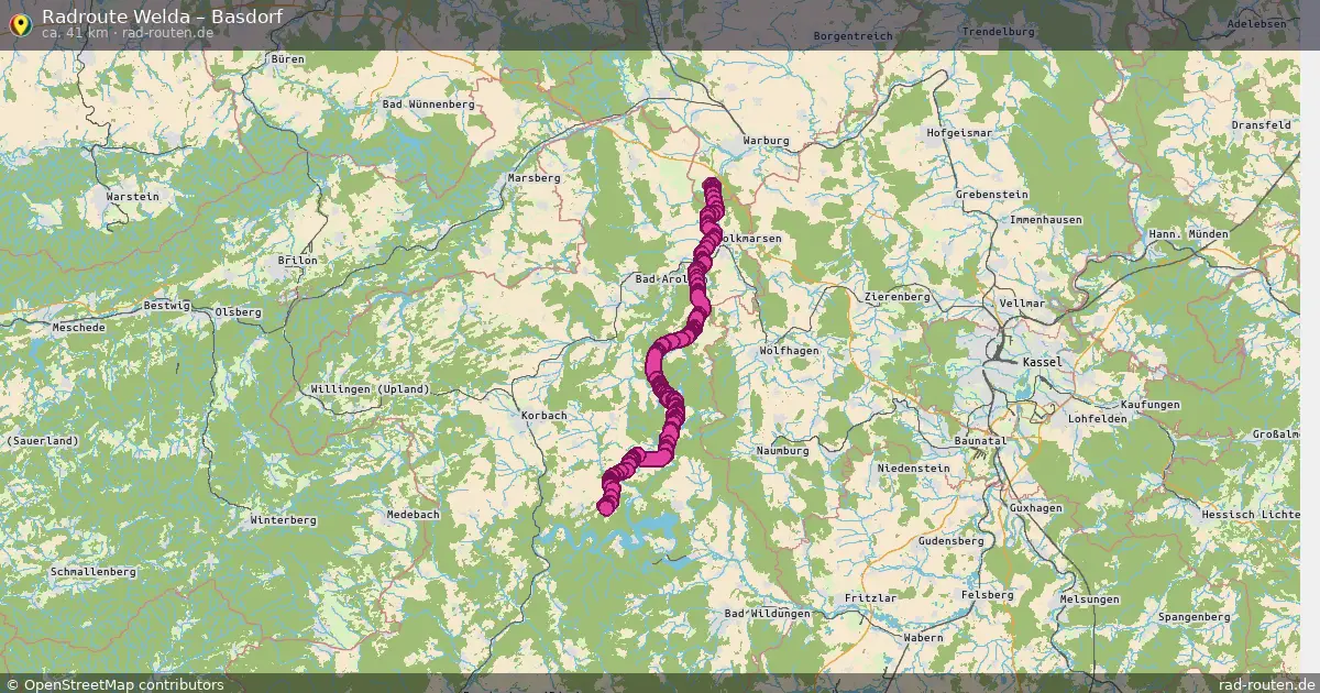 Radtour Welda – Basdorf