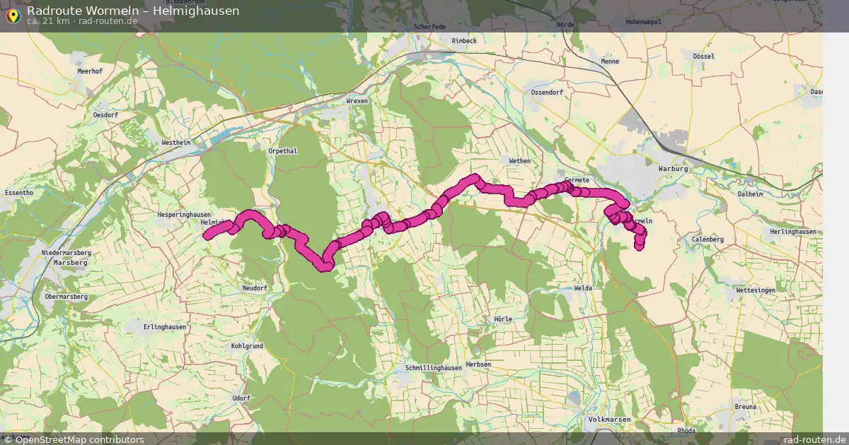 Radtour Wormeln – Helmighausen