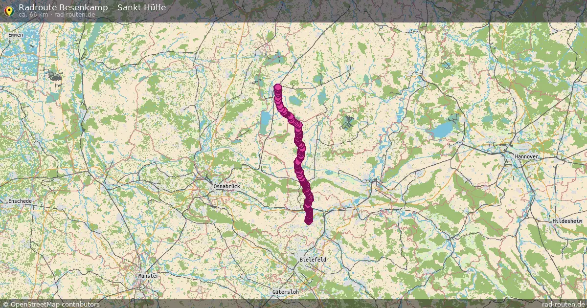 Radtour Besenkamp – Sankt Hülfe