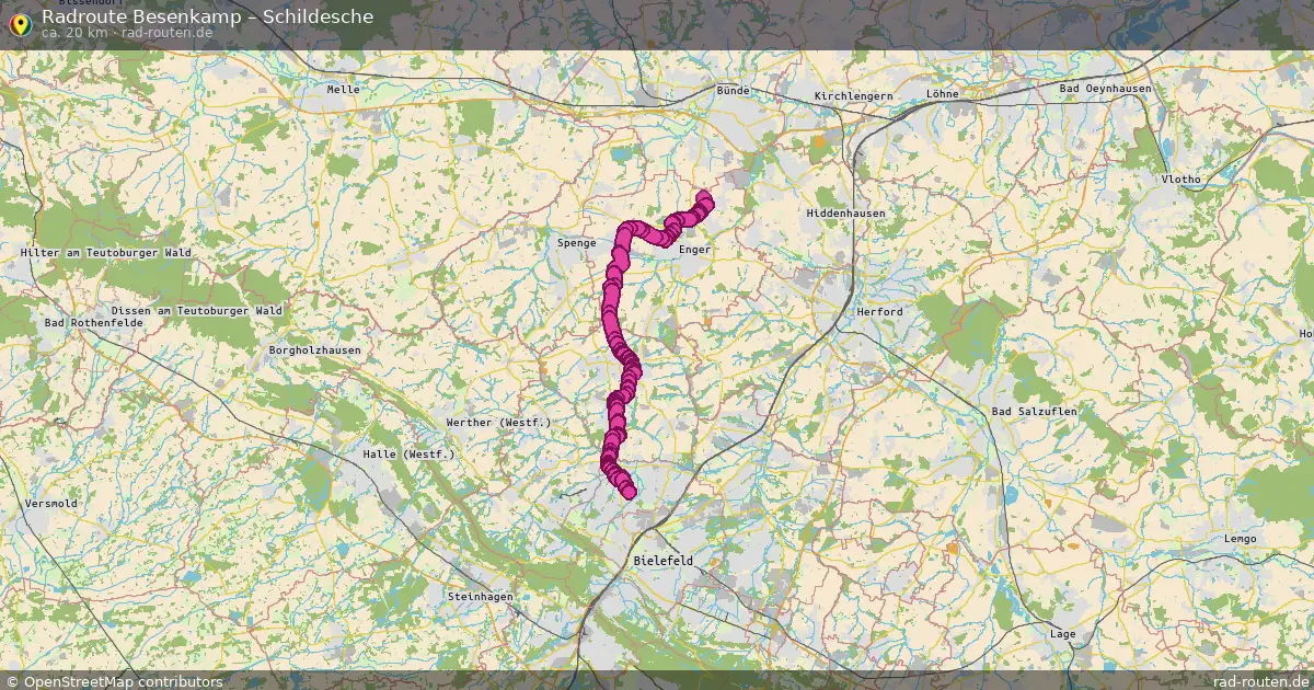 Radtour Besenkamp – Schildesche