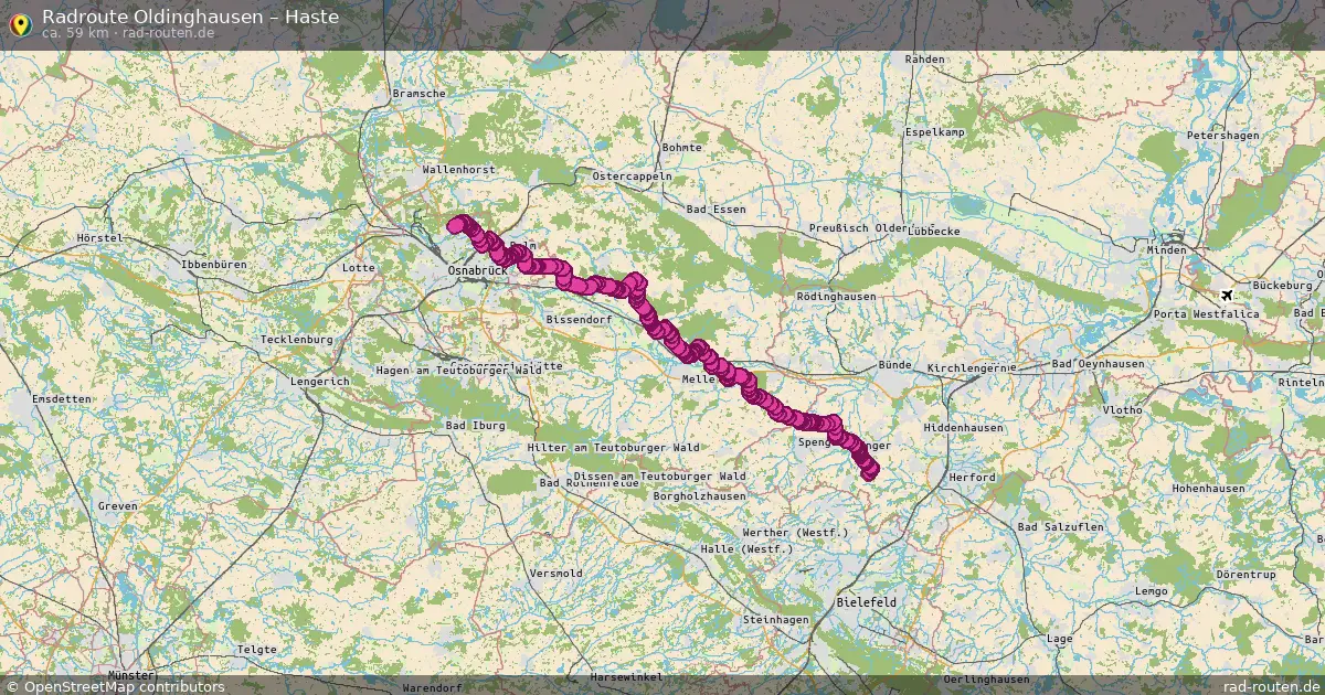 Radtour Oldinghausen – Haste