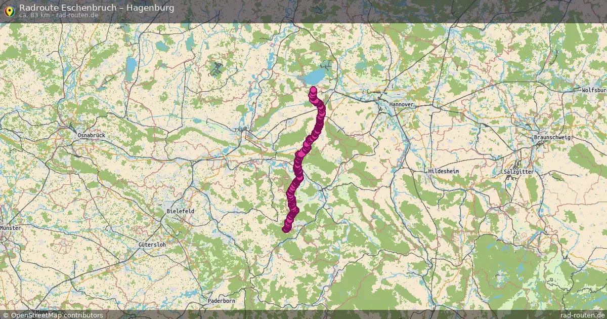 Fahrradroute Eschenbruch – Hagenburg