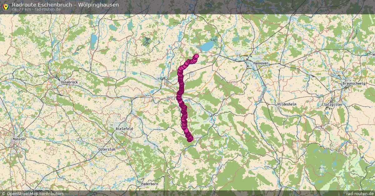 Radtour Eschenbruch – Wölpinghausen