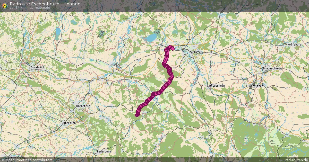 Radtour Eschenbruch – Lohnde