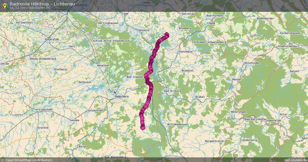 Radtour Höntrup – Lichtenau