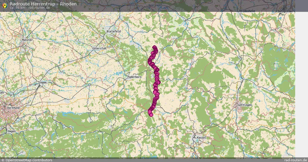 Radtour Herrentrup – Rhoden