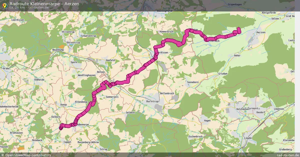 Radtour Kleinenmarpe – Aerzen