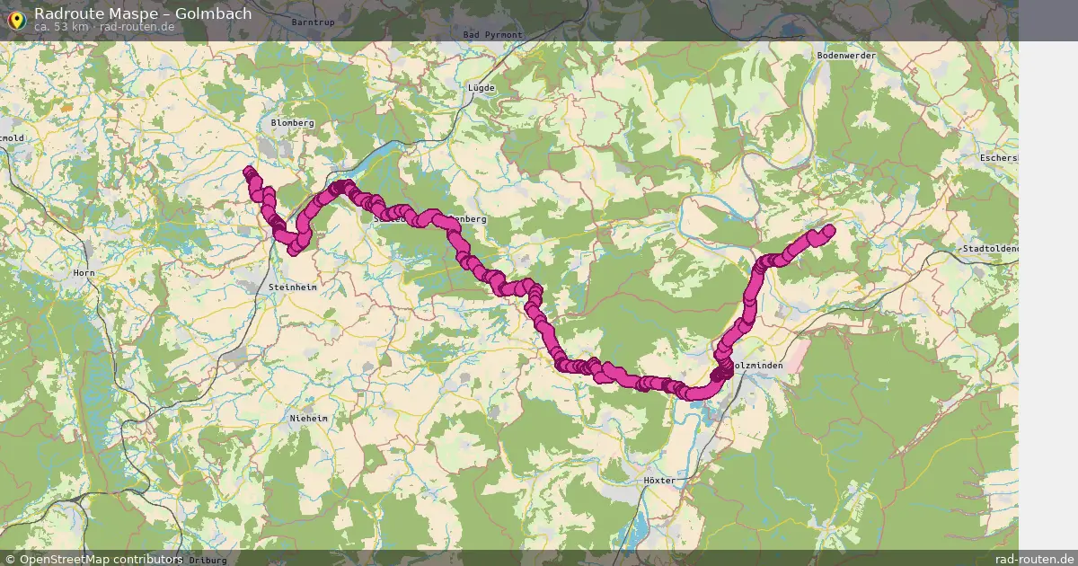 Radtour Maspe – Golmbach