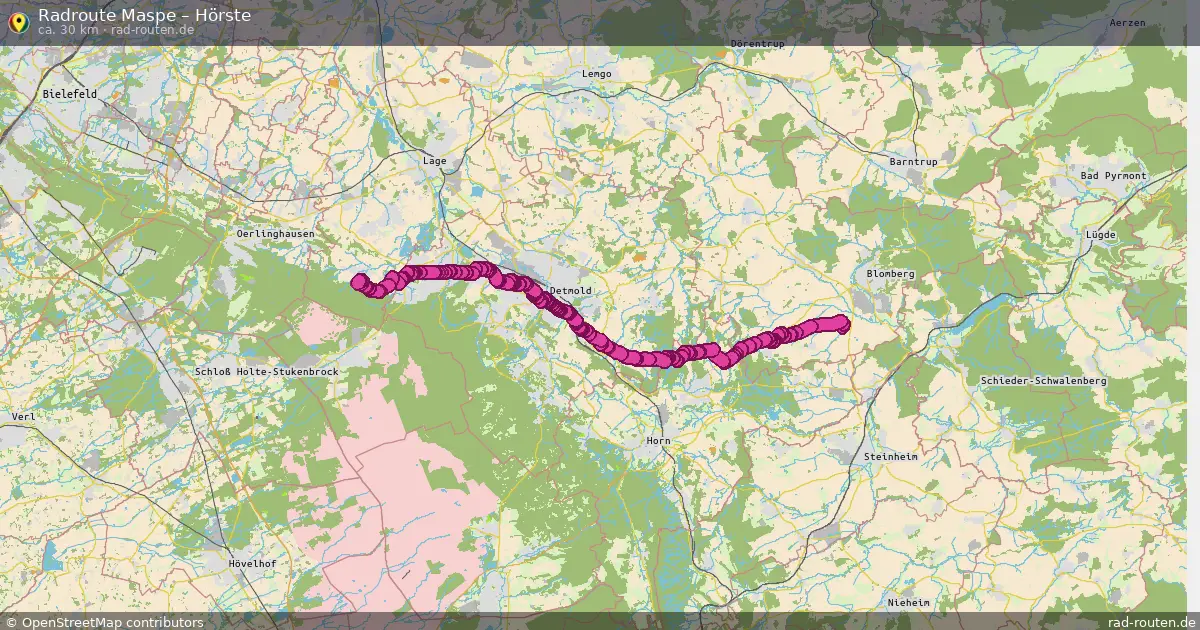 Fahrradroute Maspe – Hörste