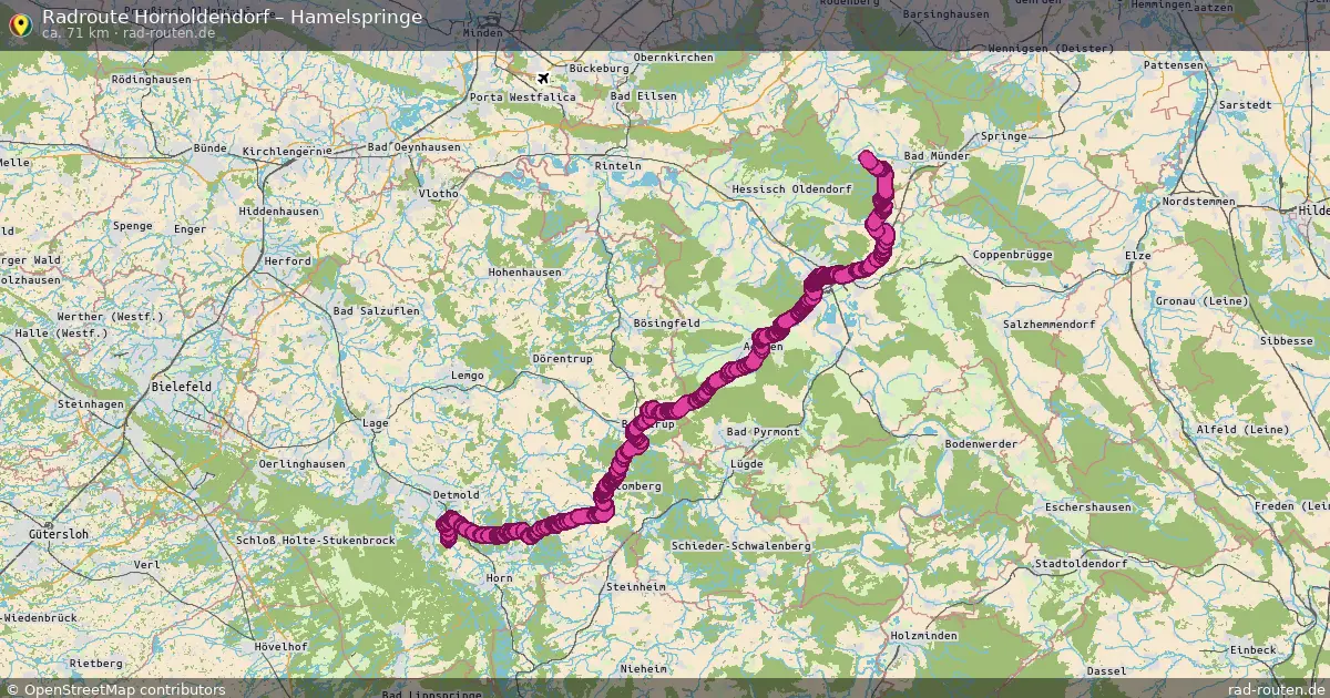 Radtour Hornoldendorf – Hamelspringe