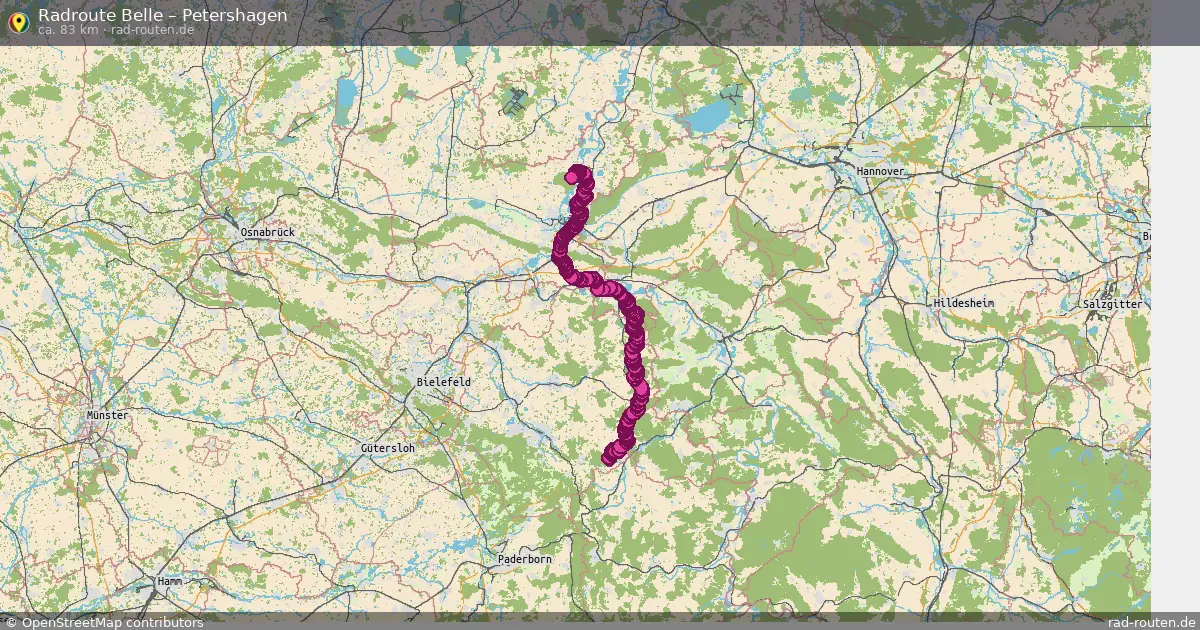Radtour Belle – Petershagen