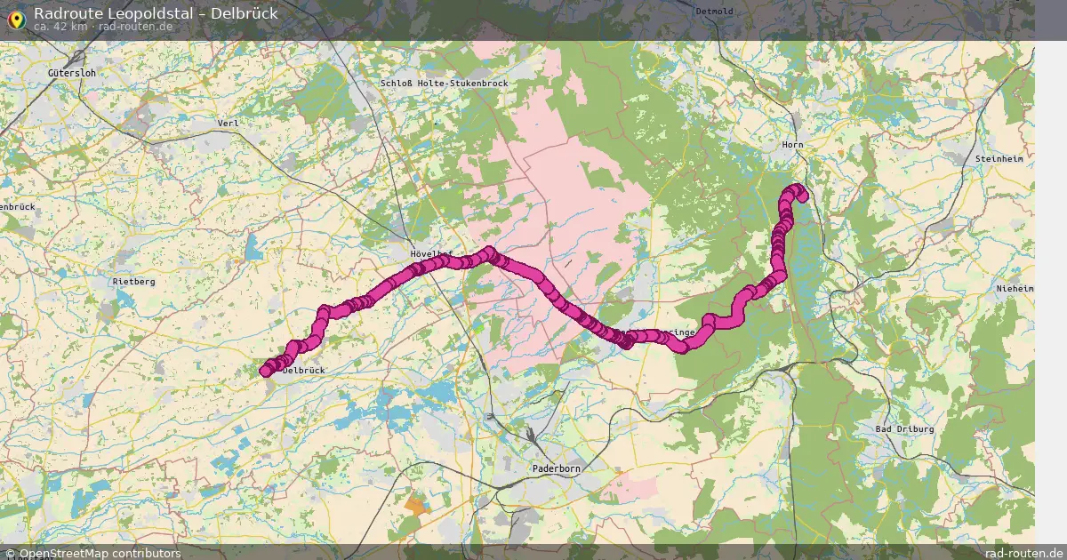 Radtour Leopoldstal – Delbrück