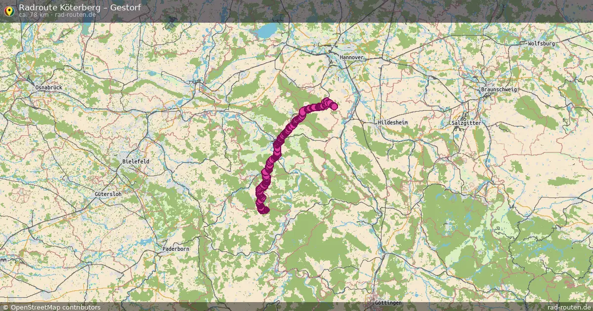 Radtour Köterberg – Gestorf
