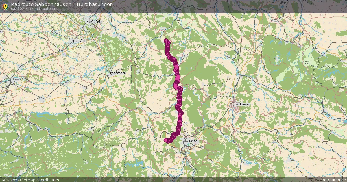 Radtour Sabbenhausen – Burghasungen