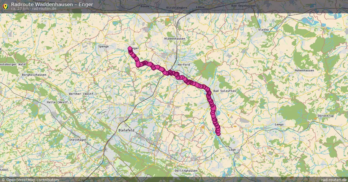 Radtour Waddenhausen – Enger
