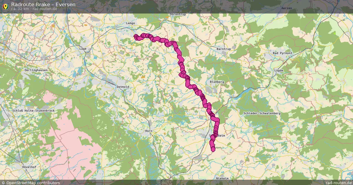 Radtour Brake – Eversen