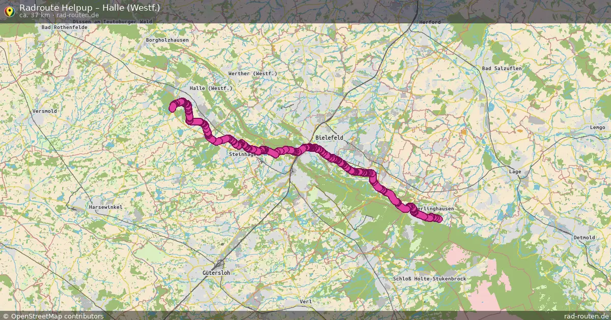 Radtour Helpup – Halle (Westf.)