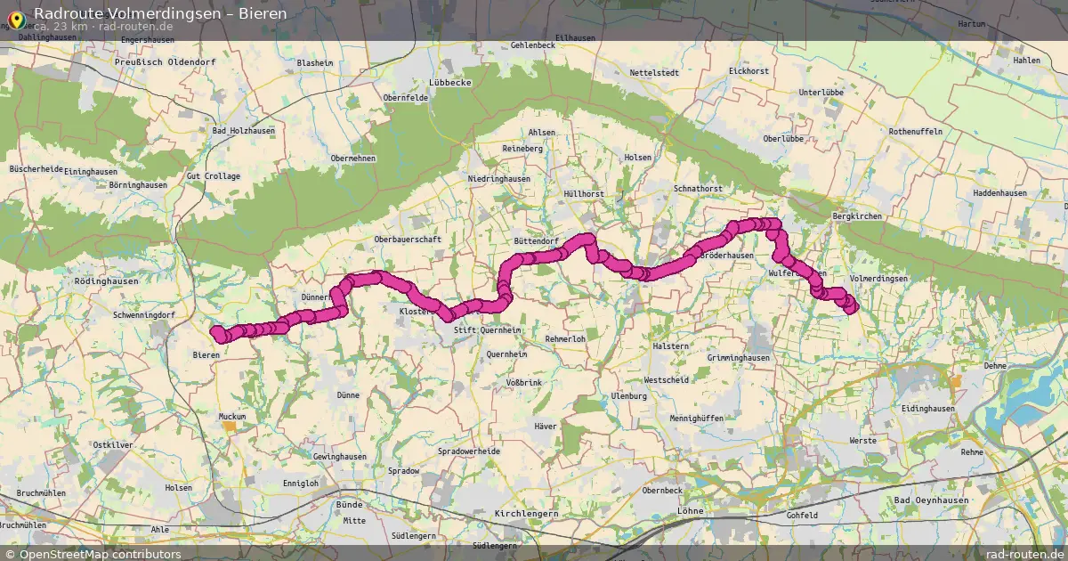 Radtour Volmerdingsen – Bieren