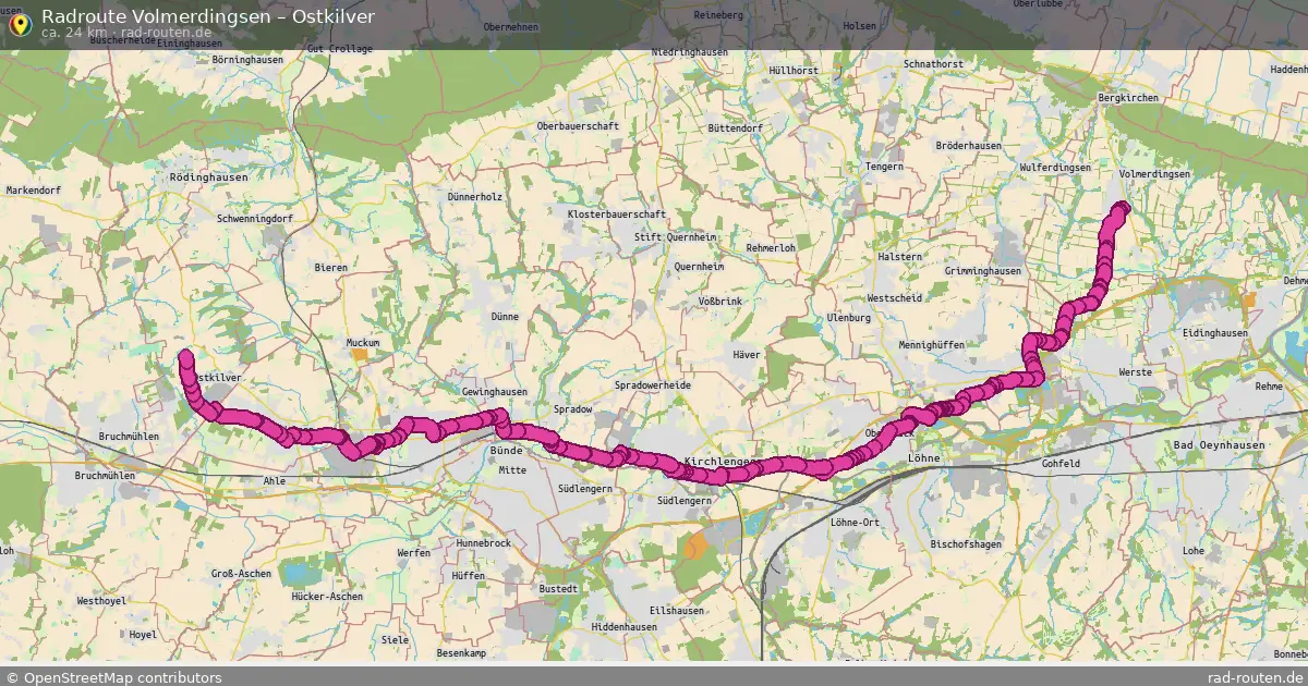 Radtour Volmerdingsen – Ostkilver