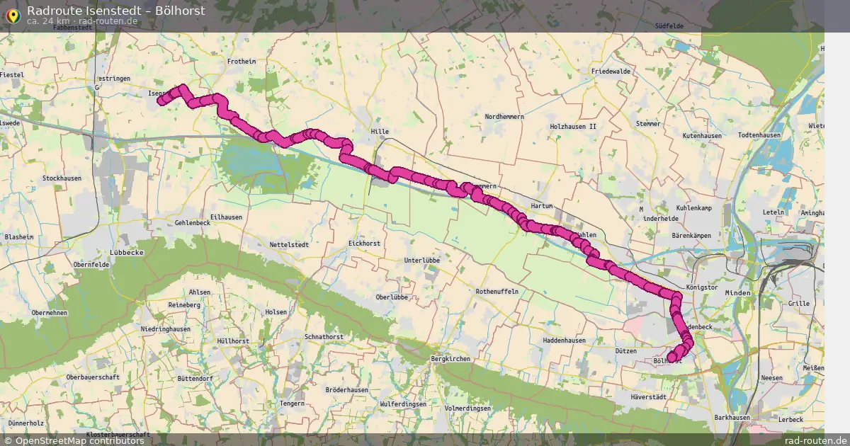 Radtour Isenstedt – Bölhorst