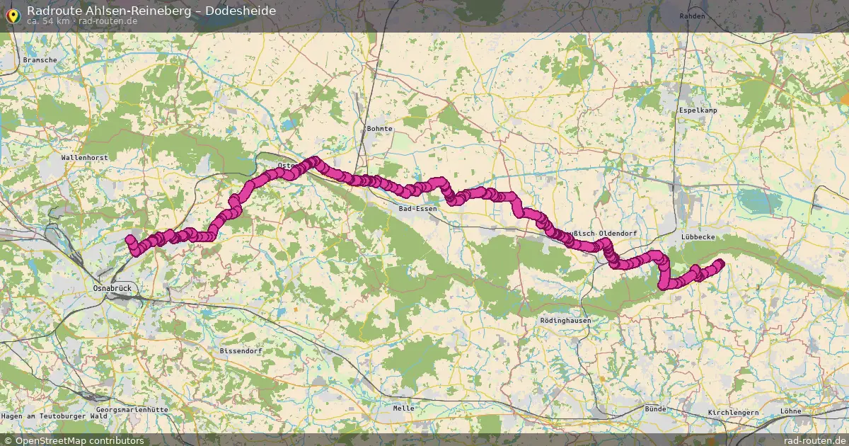Radtour Ahlsen-Reineberg – Dodesheide