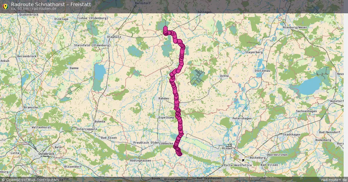 Radtour Schnathorst – Freistatt
