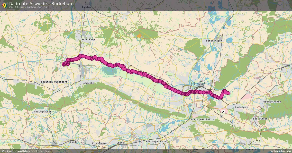Radtour Alswede – Bückeburg