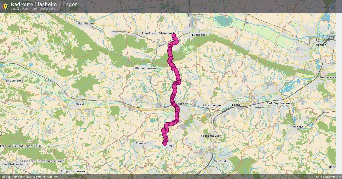 Radtour Blasheim – Enger