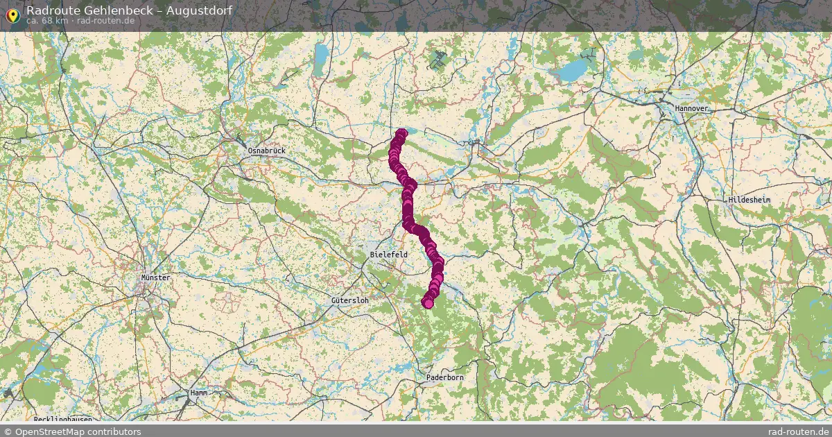 Radtour Gehlenbeck – Augustdorf