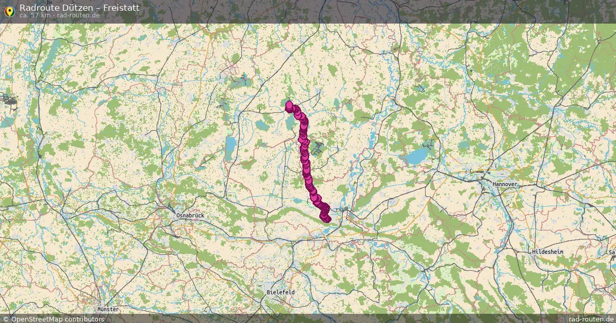 Radtour Dützen – Freistatt