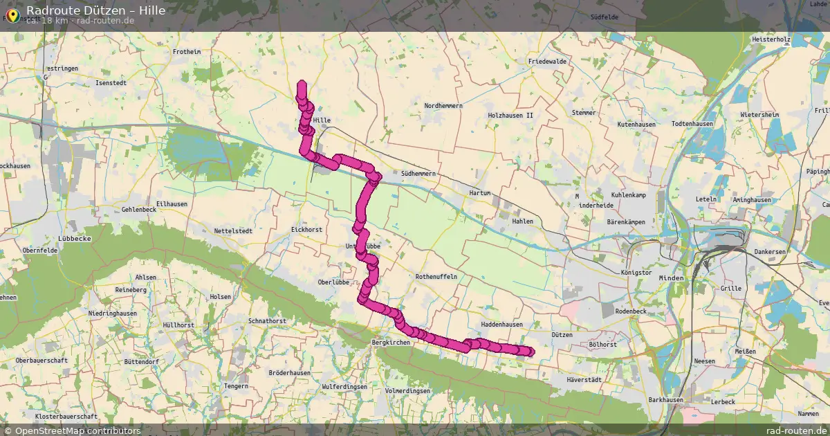Radtour Dützen – Hille