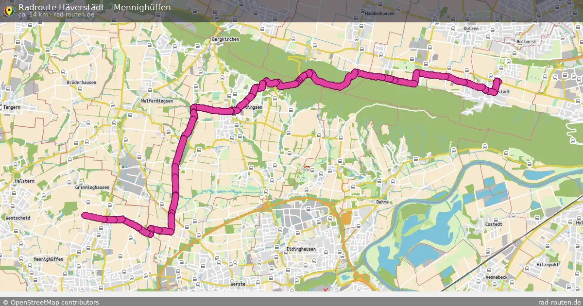 Radtour Häverstädt – Mennighüffen