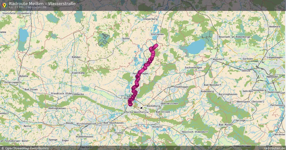 Radtour Meißen – Wasserstraße