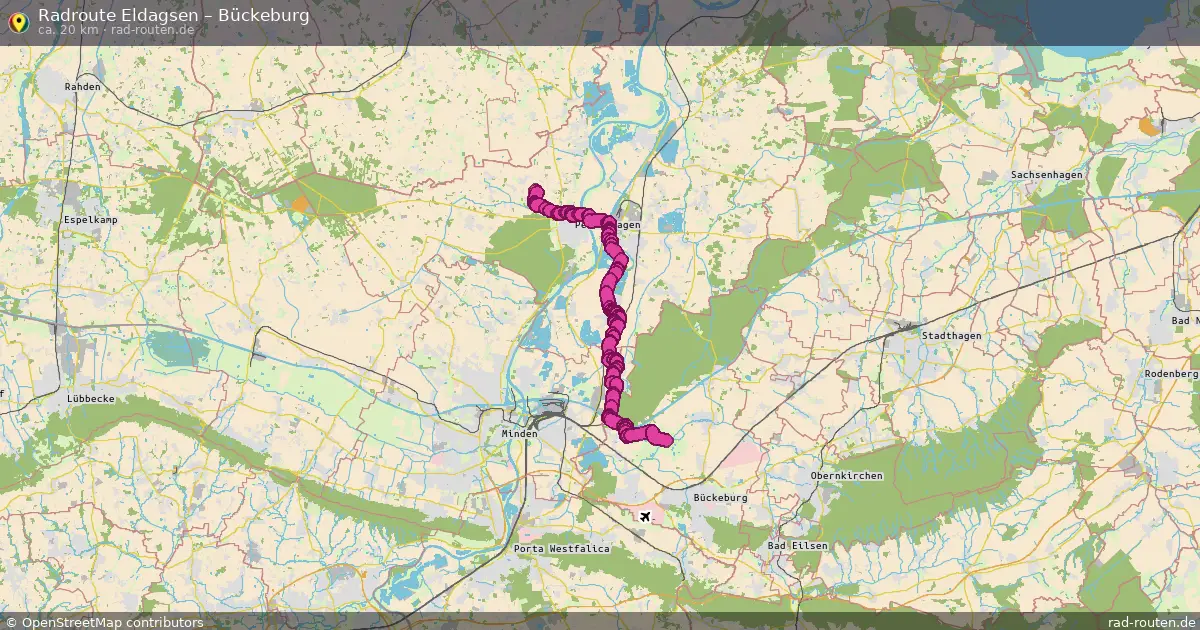 Radtour Eldagsen – Bückeburg