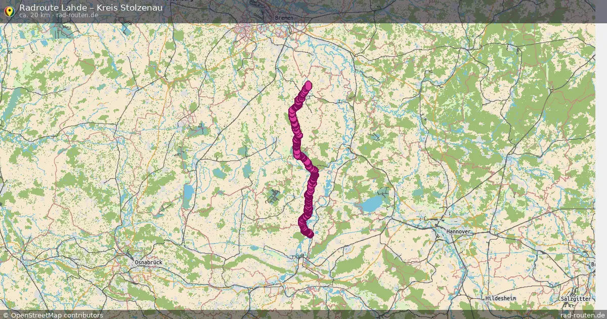 Radtour Lahde – Kreis Stolzenau