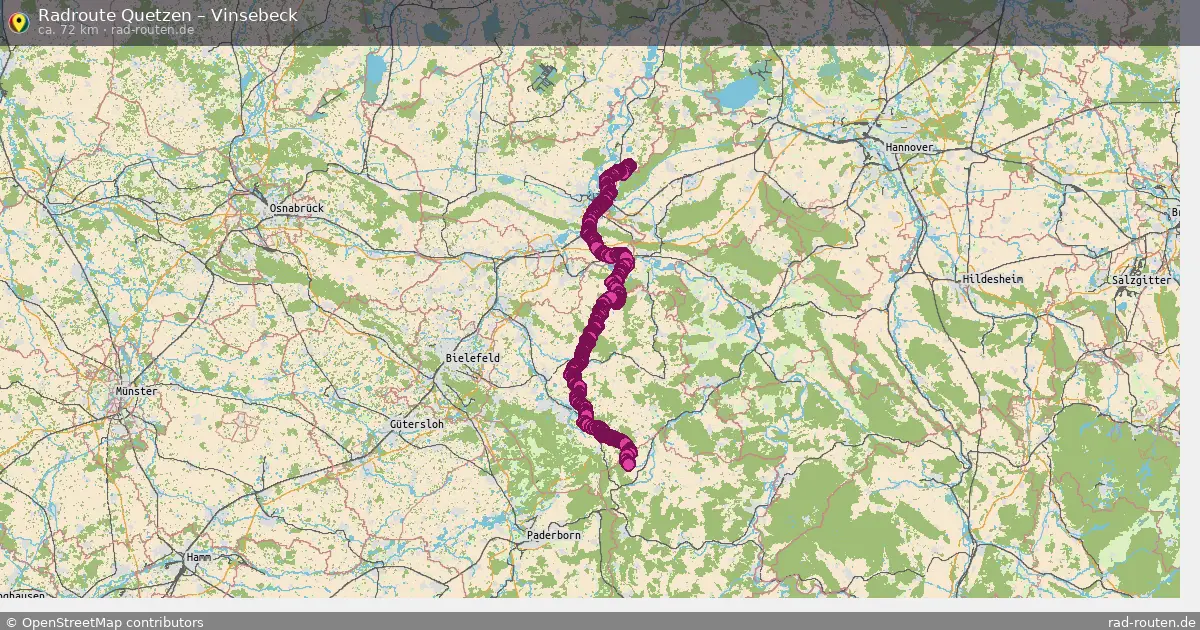 Radtour Quetzen – Vinsebeck
