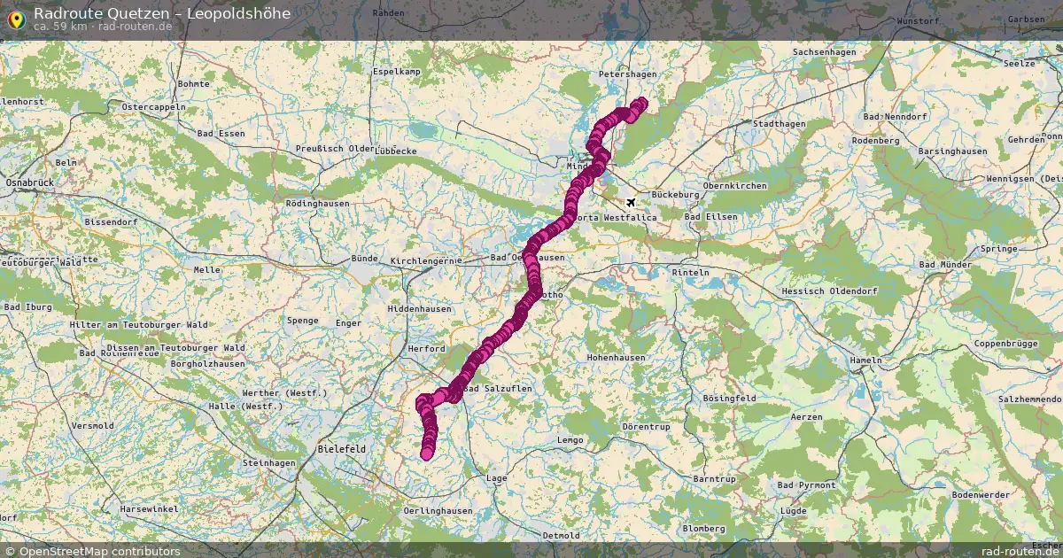 Radtour Quetzen – Leopoldshöhe