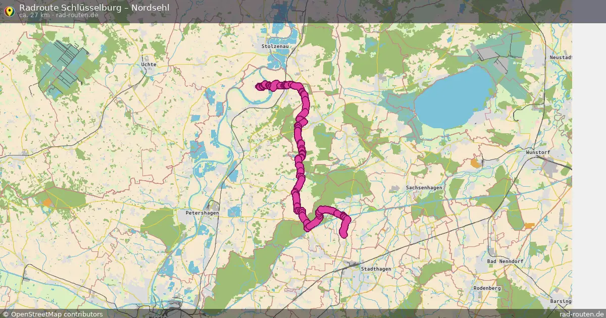 Radtour Schlüsselburg – Nordsehl