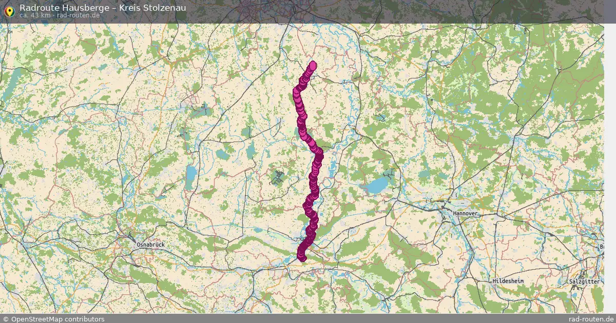 Radtour Hausberge – Kreis Stolzenau