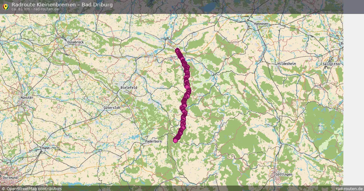 Radtour Kleinenbremen – Bad Driburg