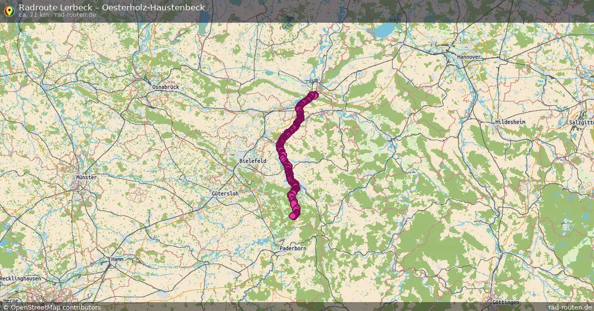 Radtour Lerbeck – Oesterholz-Haustenbeck