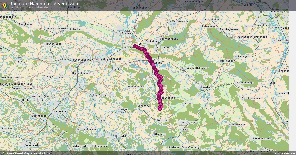 Radtour Nammen – Alverdissen