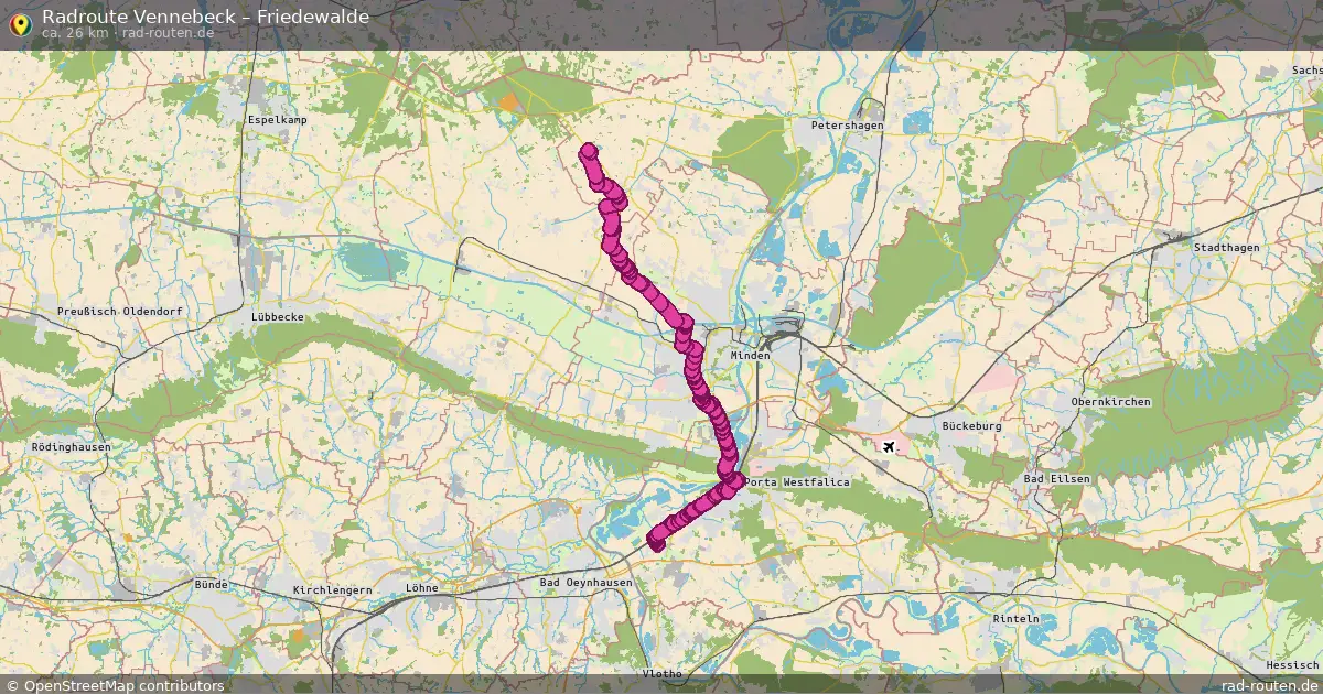 Radtour Vennebeck – Friedewalde