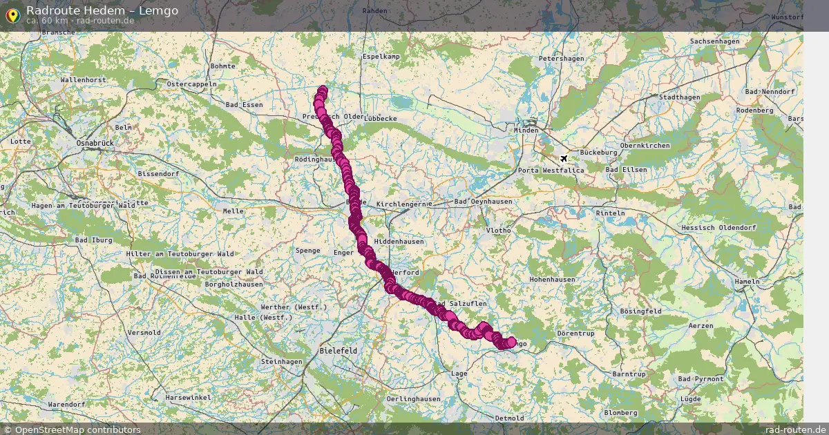 Radtour Hedem – Lemgo