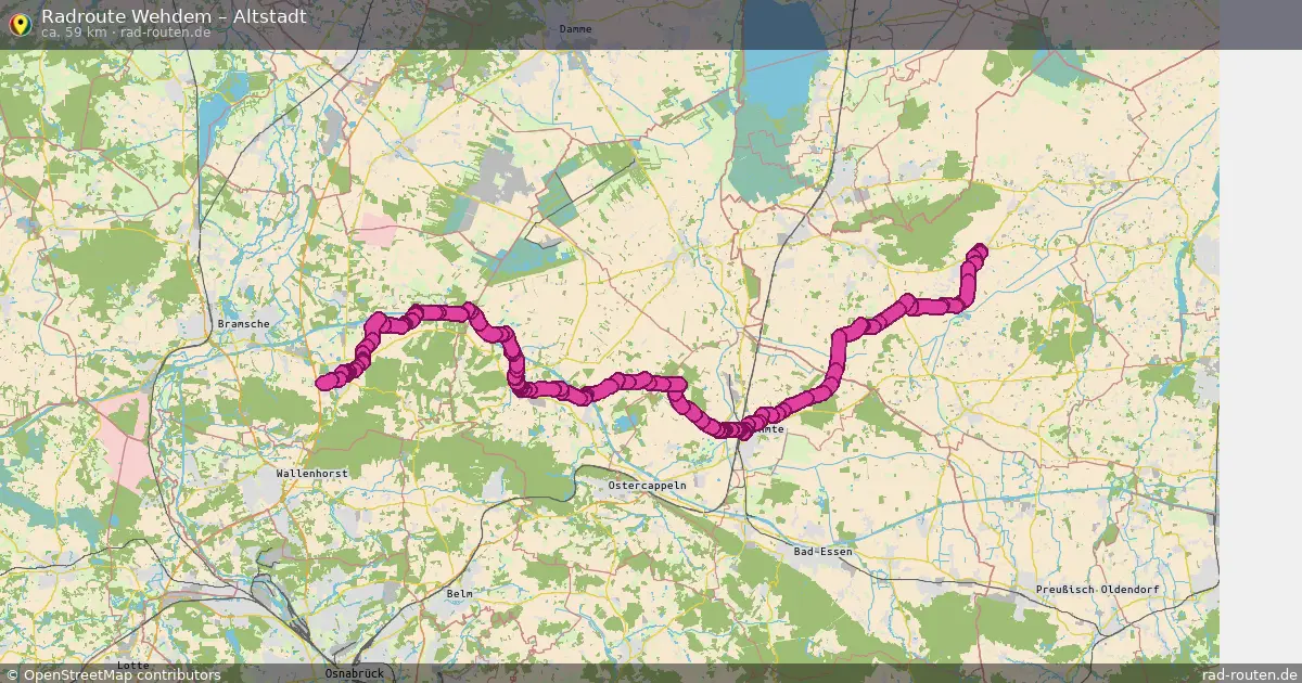 Radtour Wehdem – Badbergen