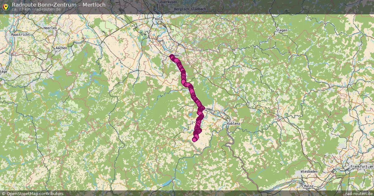 Radtour Bonn-Zentrum – Mertloch