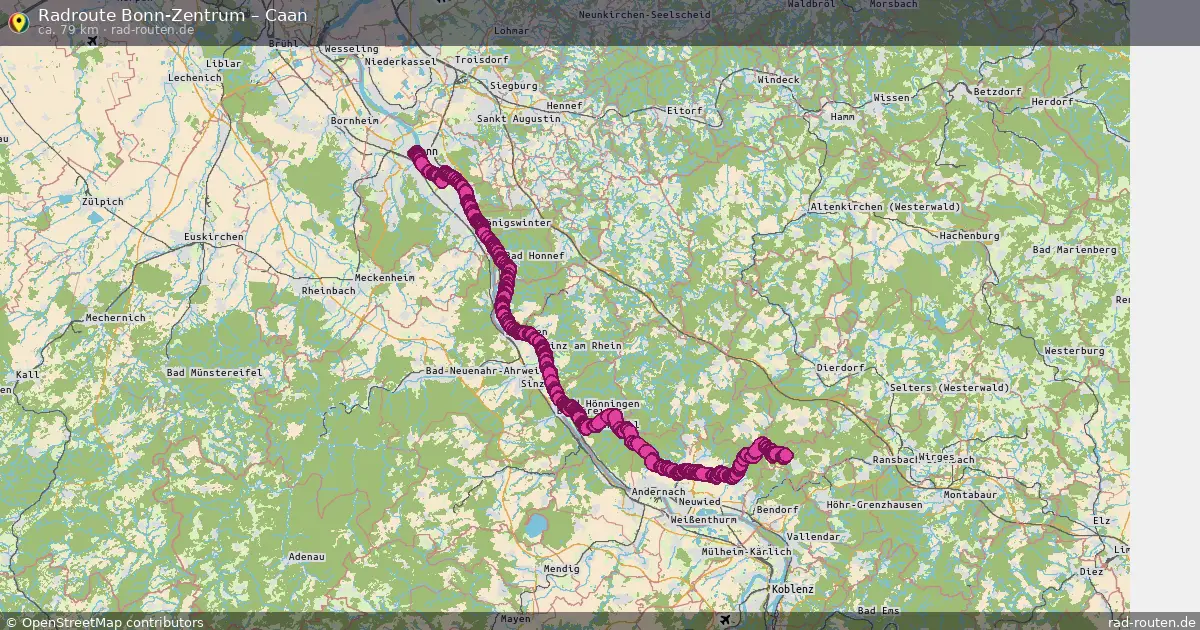 Radtour Bonn-Zentrum – Caan