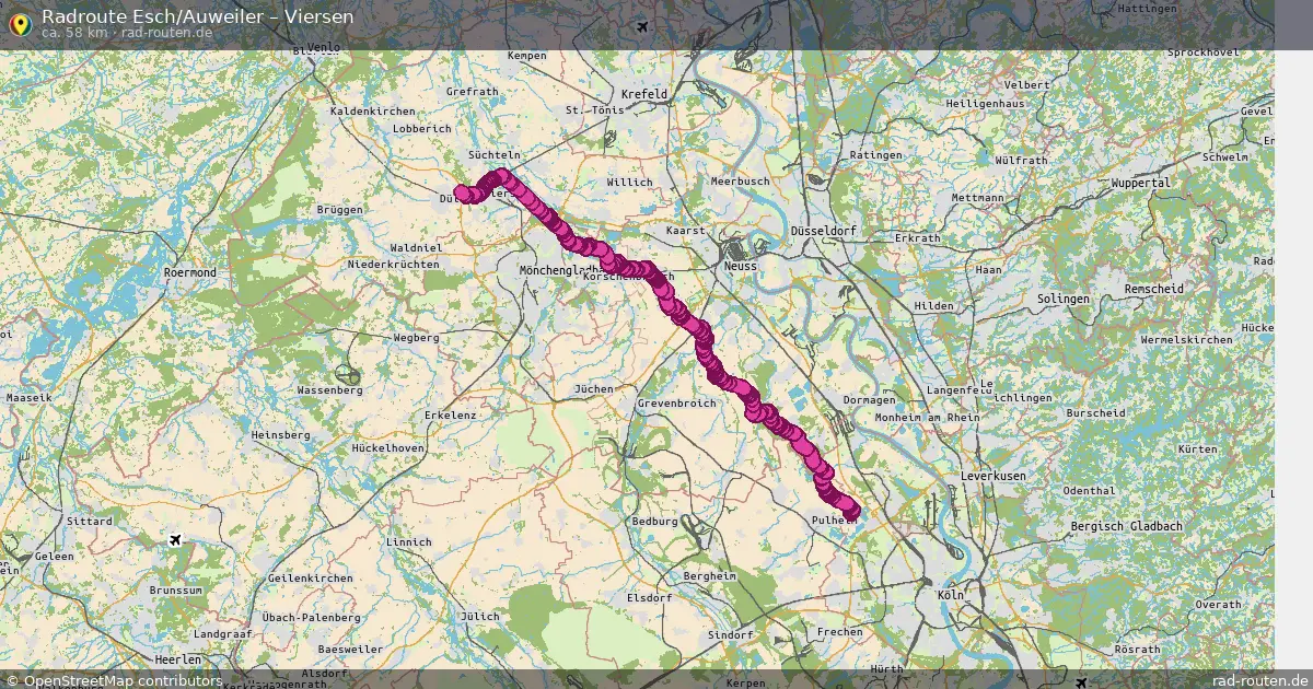 Radtour Esch Auweiler – Viersen